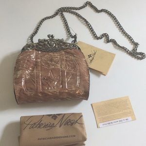 Patricia Nash glitter metallic bag.NWT